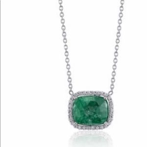 Penny Preville Emerald and Diamond Necklace
